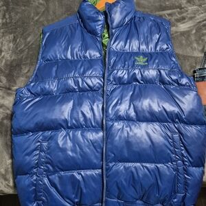 Vintage Adidas Reversible Puffer Vest